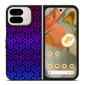 BLACK MAMBA PURPLE PATTERN Google Pixel 9 Pro Fold Case Cover