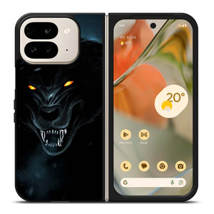 BLACK WILD WOLF Google Pixel 9 Pro Fold Case Cover