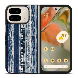 BLUE STRETCHED CHIFFON FABRIC Google Pixel 9 Pro Fold Case Cover