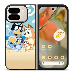 BLUEY HEELERS FAMILY CARTOON Google Pixel 9 Pro Fold Case Cover