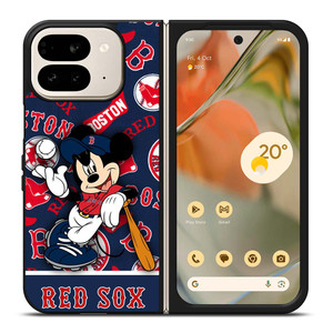 BOSTON RED SOX MICKEY MOUSE Google Pixel 9 Pro Fold Case Cover BOSTON RED SOX MICKEY MOUSE Google Pixel 9 Pro Fold Case Cover