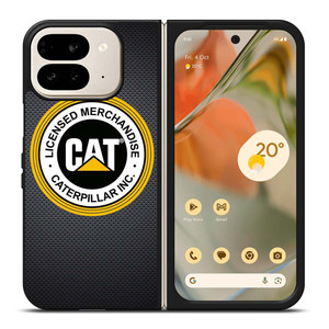 CATERPILLAR TRACTOR CAT LOGO MERCHANDISE ICON Google Pixel 9 Pro Fold Case Cover
