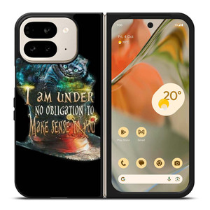 CHESHIRE CAT QUOTE ALICE IN WONDERLAND Google Pixel 9 Pro Fold Case Cover