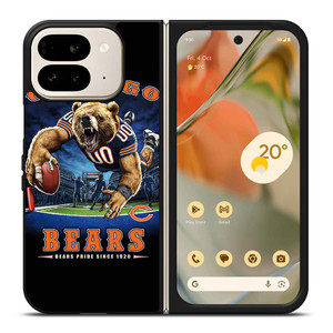CHICAGO BEARS FOOTBALL MASCOT Google Pixel 9 Pro Fold Case Cover