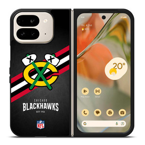 CHICAGO BLACKHAWKS NFL SYMBOL Google Pixel 9 Pro Fold Case Cover