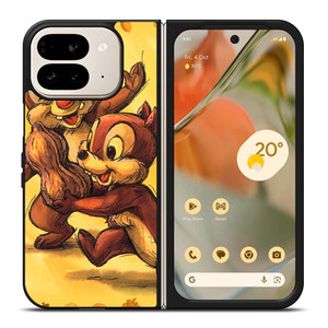 CHIP AND DALE CARTOON Google Pixel 9 Pro Fold Case Cover