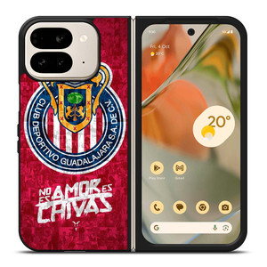 CHIVAS DE GUADALAJARA FOOTBALL CLUB LOGO Google Pixel 9 Pro Fold Case Cover