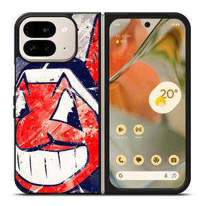 CLEVELAND INDIANS LOGO BASEBALL TEAM MLB ICON Google Pixel 9 Pro Fold Case Cover