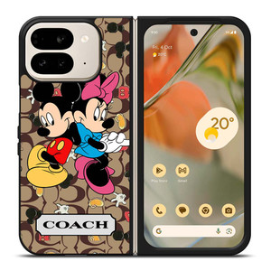 COACH MICKEY MINNIE MOUSE LOVE Google Pixel 9 Pro Fold Case Cover
