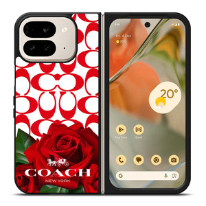COACH NEW YORK FLOWER 4 Google Pixel 9 Pro Fold Case Cover