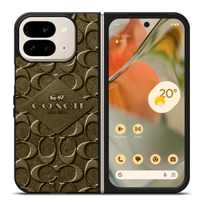 COACH NEW YORK LOGO Google Pixel 9 Pro Fold Case Cover COACH NEW YORK LOGO Google Pixel 9 Pro Fold Case Cover
