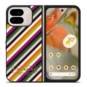 COACH NEW YORK RAINBOW Google Pixel 9 Pro Fold Case Cover