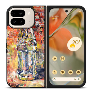 COCA COLA BOTTLE ART Google Pixel 9 Pro Fold Case Cover
