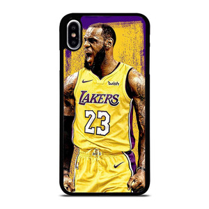 LEBRON JAMES LA LAKERS ART iPhone XS Max Case Cover LEBRON JAMES LA LAKERS ART iPhone XS Max Case Cover