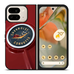 CORVETTE OLD EMBLEM Google Pixel 9 Pro Fold Case Cover CORVETTE OLD EMBLEM Google Pixel 9 Pro Fold Case Cover