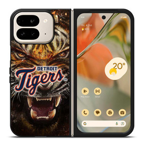 DETORIT TIGERS CLUB ICON BASEBALL TEAM MLB LOGO Google Pixel 9 Pro Fold Case Cover