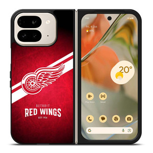 DETROIT RED WINGS NHL TEAM LOGO Google Pixel 9 Pro Fold Case Cover