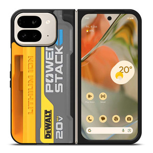 DEWALT LOGO LITHIUM ION BATTERY 20 V ICON Google Pixel 9 Pro Fold Case Cover