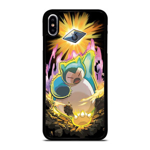 SNORLAX POKEMON ART iPhone XS Max Case Cover SNORLAX POKEMON ART iPhone XS Max Case Cover