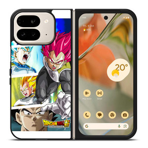 DRAGON BALL VEGETA ALL SIAYAN TRANSFORMATION Google Pixel 9 Pro Fold Case Cover