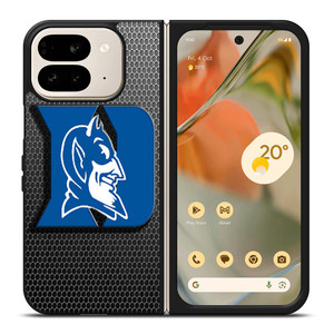 DUKE BLUE DEVILS METAL LOGO Google Pixel 9 Pro Fold Case Cover