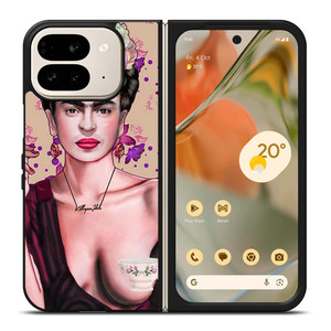FRIDA KAHLO ART FACE Google Pixel 9 Pro Fold Case Cover FRIDA KAHLO ART FACE Google Pixel 9 Pro Fold Case Cover