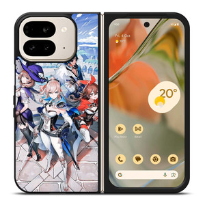 GAME CHARACTERS OF GENSHIN IMPACT Google Pixel 9 Pro Fold Case Cover GAME CHARACTERS OF GENSHIN IMPACT Google Pixel 9 Pro Fold Case Cover