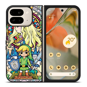 GAMES LEGEND OF ZELDA GLASS ART Google Pixel 9 Pro Fold Case Cover GAMES LEGEND OF ZELDA GLASS ART Google Pixel 9 Pro Fold Case Cover