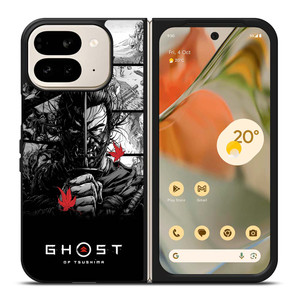 GHOST OF TSUSHIMA LOGO BLACK WHITE Google Pixel 9 Pro Fold Case Cover