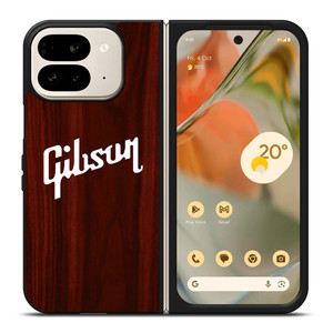 GIBSON GUITAR WOODEN LOGO Google Pixel 9 Pro Fold Case Cover