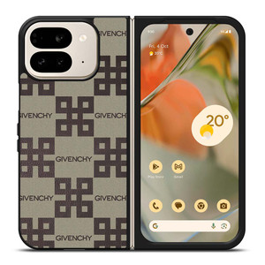 GIVENCHY LOGO COLLAGE LEATHER Google Pixel 9 Pro Fold Case Cover