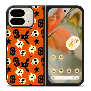 HALLOWEEN GHOST PATTERN Google Pixel 9 Pro Fold Case Cover