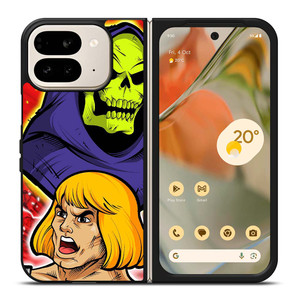 HE-MAN AND THE MASTER OF THE UNIVERSE CLASSIC CARTOON Google Pixel 9 Pro Fold Case Cover HE-MAN AND THE MASTER OF THE UNIVERSE CLASSIC CARTOON Google Pixel 9 Pro Fold Case Cover