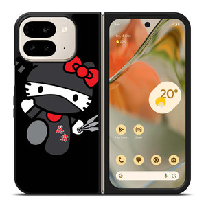 HELLO KITTY NINJA BLACK Google Pixel 9 Pro Fold Case Cover