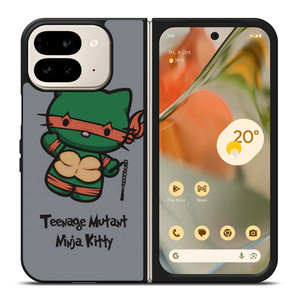 HELLO KITTY TMNT TEENAGE MUTANT NINJA KITTY Google Pixel 9 Pro Fold Case Cover