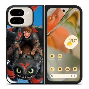 HICCUP AND TOOTHLESS TRAIN YOUR DRAGON Google Pixel 9 Pro Fold Case Cover HICCUP AND TOOTHLESS TRAIN YOUR DRAGON Google Pixel 9 Pro Fold Case Cover