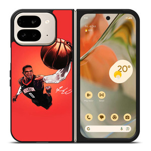 HOUSTON ROCKETS RUSSELL WESTBROOK Google Pixel 9 Pro Fold Case Cover