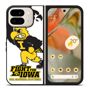 IOWA HAWKEYES MASCOT 2 Google Pixel 9 Pro Fold Case Cover IOWA HAWKEYES MASCOT 2 Google Pixel 9 Pro Fold Case Cover