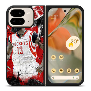 JAMES HARDEN ROCKETS ART Google Pixel 9 Pro Fold Case Cover