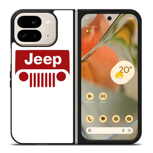 JEEP CAR LOGO RED Google Pixel 9 Pro Fold Case Cover