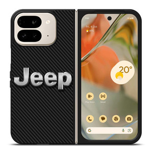 JEEP LOGO CARBON Google Pixel 9 Pro Fold Case Cover JEEP LOGO CARBON Google Pixel 9 Pro Fold Case Cover