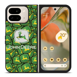 JOHN DEERE LOGO PATTERN 2 Google Pixel 9 Pro Fold Case Cover JOHN DEERE LOGO PATTERN 2 Google Pixel 9 Pro Fold Case Cover