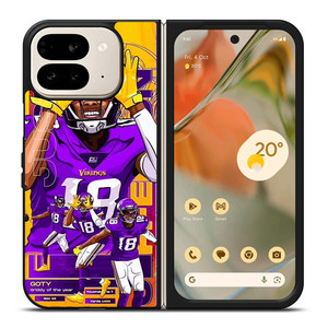 JUSTIN JEFFERSON MINNESOTA VIKINGS NFL Google Pixel 9 Pro Fold Case Cover