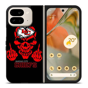 KANSAS CITY CHIEFS SKUL LOGO Google Pixel 9 Pro Fold Case Cover
