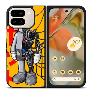 KAWS ROBOT HYPERBEAST Google Pixel 9 Pro Fold Case Cover