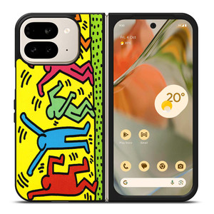 KEITH HARING ART Google Pixel 9 Pro Fold Case Cover