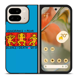 KEITH HARING FIGHT AIDS Google Pixel 9 Pro Fold Case Cover