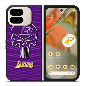 LA LAKERS PUNISHER LOGO Google Pixel 9 Pro Fold Case Cover LA LAKERS PUNISHER LOGO Google Pixel 9 Pro Fold Case Cover