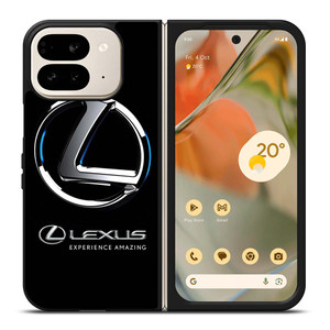 LEXUS LOGO BLACK Google Pixel 9 Pro Fold Case Cover LEXUS LOGO BLACK Google Pixel 9 Pro Fold Case Cover