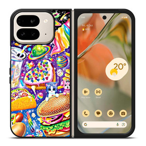 LISA FRANK FOOD Google Pixel 9 Pro Fold Case Cover
